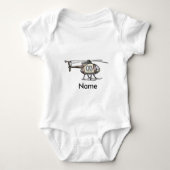 Hectic Helikopter Baby Romper (Voorkant)