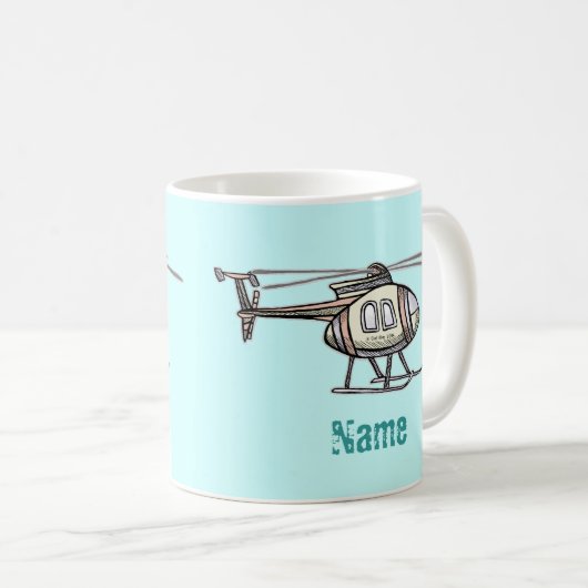 Hectic Helikopter mok (Voorkant rechts)