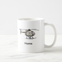 Hectische helikopter mok