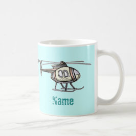 Hectische helikopter mok