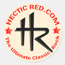 Hectische rode Sticker