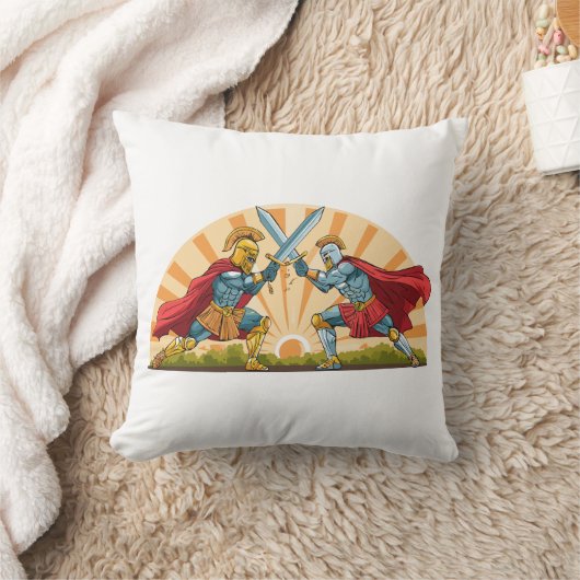 Hector and Achilles Kussen (Deken)