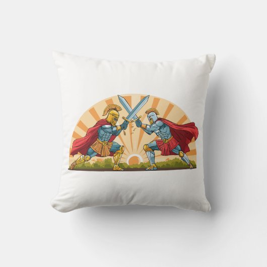 Hector and Achilles Kussen (Voorkant)