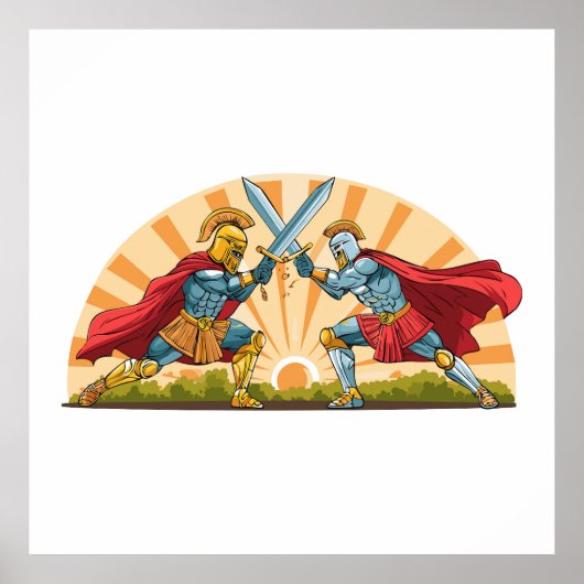 Hector and Achilles Poster (Voorkant)