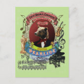 Hector Bearlioz Beer Animal Composer Berlioz Briefkaart (Voorkant)