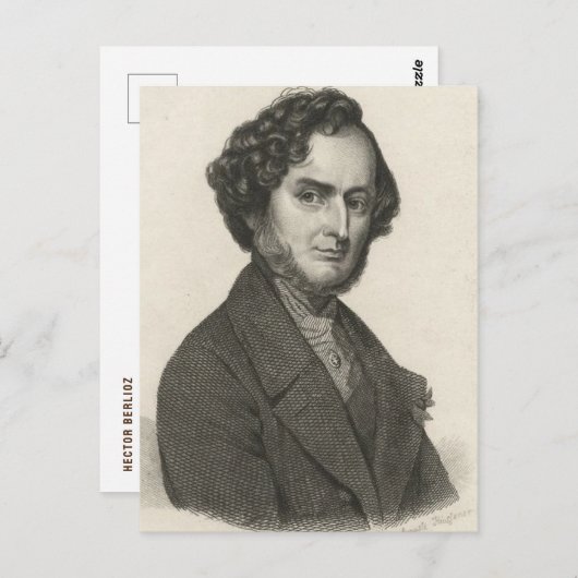Hector Berlioz Briefkaart (Voorkant / Achterkant)