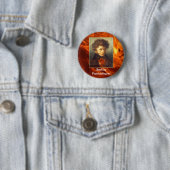 Hector Berlioz Pin Ronde Button 5,7 Cm (In situ)