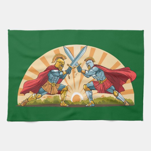 Hector en Achilles Theedoek (Horizontaal)
