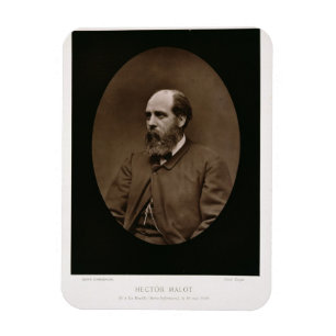 Hector Malot (1830-1907) uit 'Galerie Contempora' Magneet