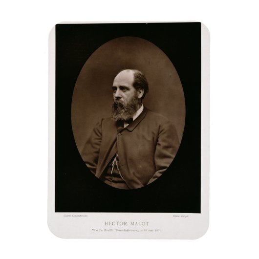 Hector Malot (1830-1907) uit 'Galerie Contempora' Magneet (Verticaal)