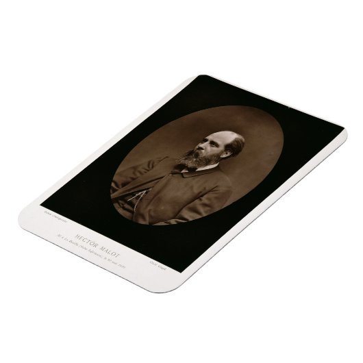 Hector Malot (1830-1907) uit 'Galerie Contempora' Magneet (Linkerzijde)
