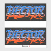 Hector Vorname Name Graffiti Aufkleber Sticker (Vel)