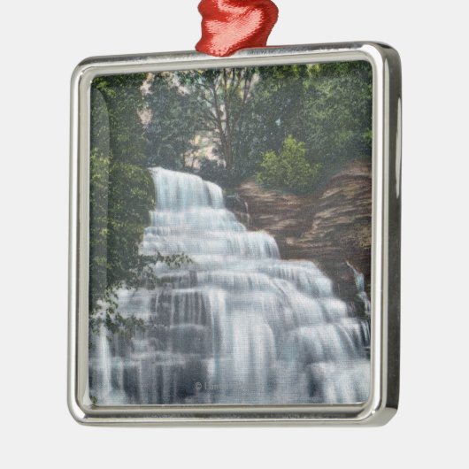 HectorHerfsten nabij het Uitzicht van het Seneca L Metalen Ornament (Links)