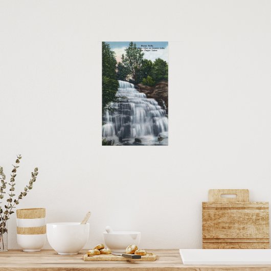 HectorHerfsten nabij het Uitzicht van het Seneca L Poster (Keuken)