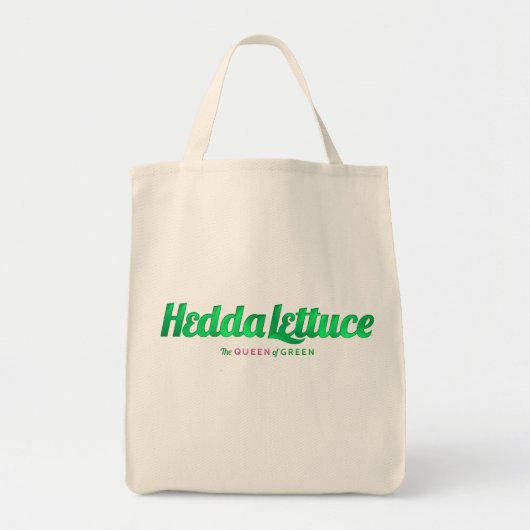 Hedda Lettuce Organic Grocery Tas (Voorkant)