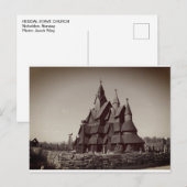 Heddal stave church briefkaart (Voorkant / Achterkant)