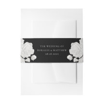 Hedding Witte & Zwarte Moderne Trouwdag