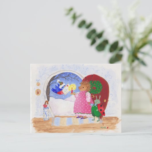 Heddy en Ben briefkaart (Staand voorkant)