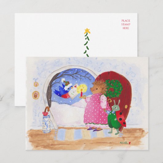 Heddy en Ben briefkaart (Voorkant / Achterkant)