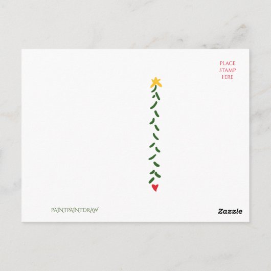 Heddy en Ben briefkaart (Achterkant)