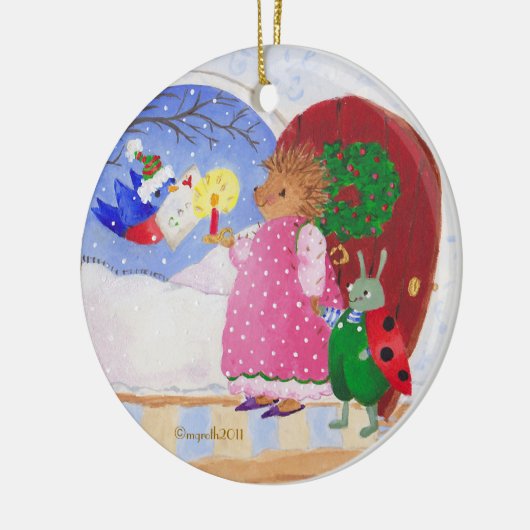 Heddy en Ben Keramisch Ornament (Links)