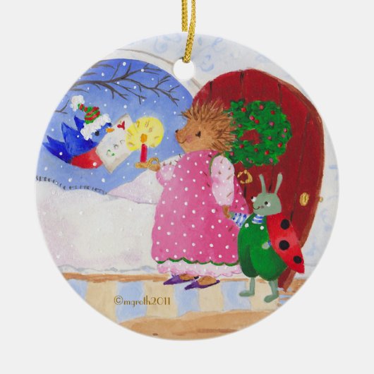 Heddy en Ben Keramisch Ornament (Voorkant)