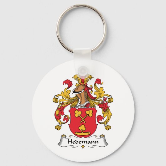 Hedemann Family Crest Sleutelhanger (Voorkant)