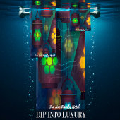 Hedendaags abstract in meerkleurige lantaarn 2 bad handdoek