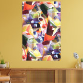 Hedendaags Abstract kubisme in Daidaismestijl Canvas Afdruk (Insitu (Woonkamer))