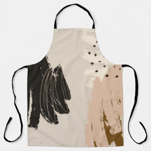 hedendaags abstract kunstwerk, decoratieve achterg schort