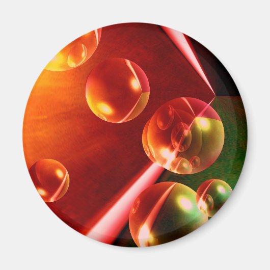 Hedendaags Abstract kunstwerk van Serdar Hizli Magneet (Voorkant)