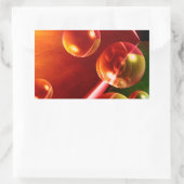 Hedendaags Abstract kunstwerk van Serdar Hizli Rechthoekige Sticker (Tas)