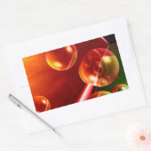 Hedendaags Abstract kunstwerk van Serdar Hizli Rechthoekige Sticker (Envelop)