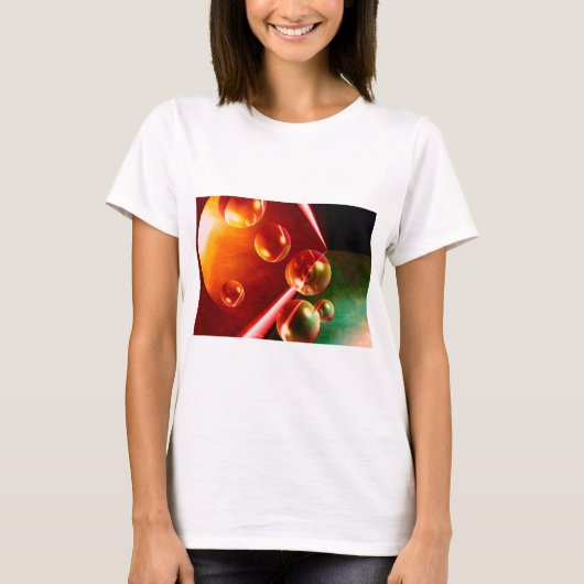 Hedendaags Abstract kunstwerk van Serdar Hizli T-shirt (Voorkant)