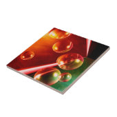 Hedendaags Abstract kunstwerk van Serdar Hizli Tegeltje (Zijkant)