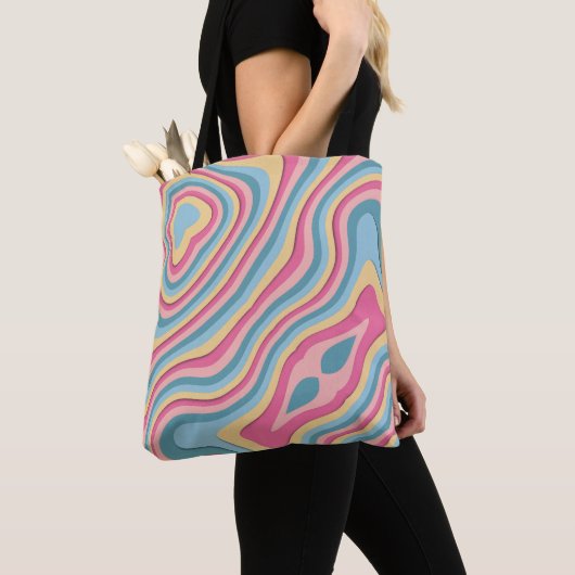 Hedendaags Abstract Print Tas (Dichtbij)