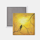 Hedendaags Abstract schilderontwerp Magneet (Voorkant / Achterkant)