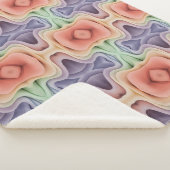 Hedendaags abstract sherpa deken (3/4)