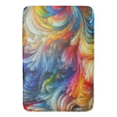 Hedendaags Abstract wervelspectrum Badmat (Voorkant Verticaal)