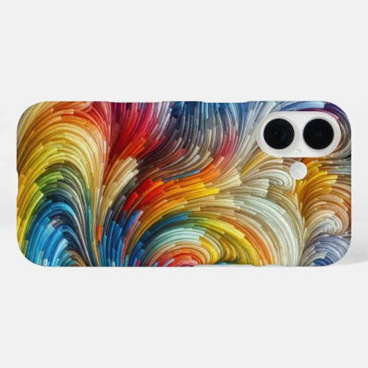 Hedendaags Abstract wervelspectrum Case-Mate iPhone Case (Achterkant (horizontaal))