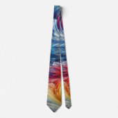 Hedendaags Abstract wervelspectrum Stropdas (Voorkant)