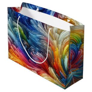 Hedendaags Abstracte Spiraal Spectrum Groot Cadeauzakje