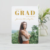 hedendaags Afstudeerder 5 Foto Collage Afstuderen  Aankondiging (Staand voorkant)