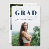 hedendaags Afstudeerder 5 Foto Collage Afstuderen Aankondiging (Voorkant / Achterkant)