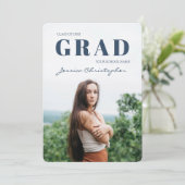 hedendaags Afstudeerder 5 Foto Collage Afstuderen Aankondiging (Staand voorkant)