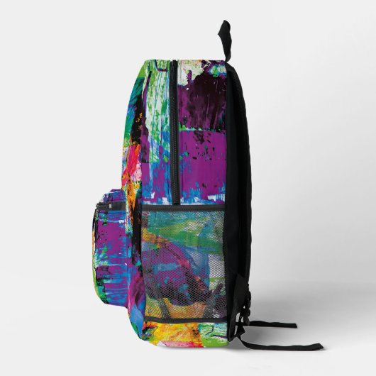 Hedendaags. Bedrukte Rugzak (Rechts)