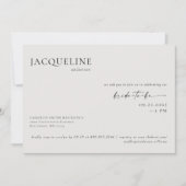 Hedendaags Beige QR Code Vrijgezellenfeest Kaart (Voorkant)