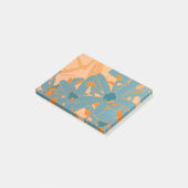 Hedendaags bladontwerp perzik post-it® notes (Schuin)