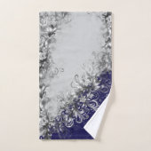 Hedendaags blauw-grijs handdoeken set (Handdoek)
