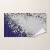 Hedendaags blauw-grijs handdoeken set (Handdoek)